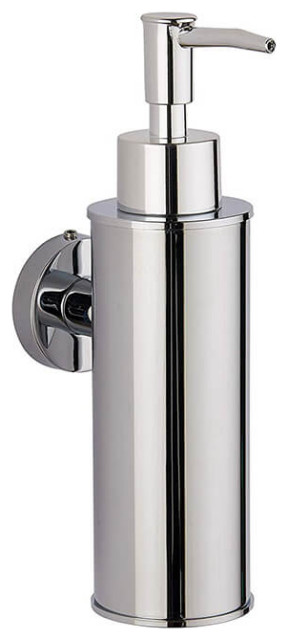 Wall Mounted Round Soap Dispenser, Chrome