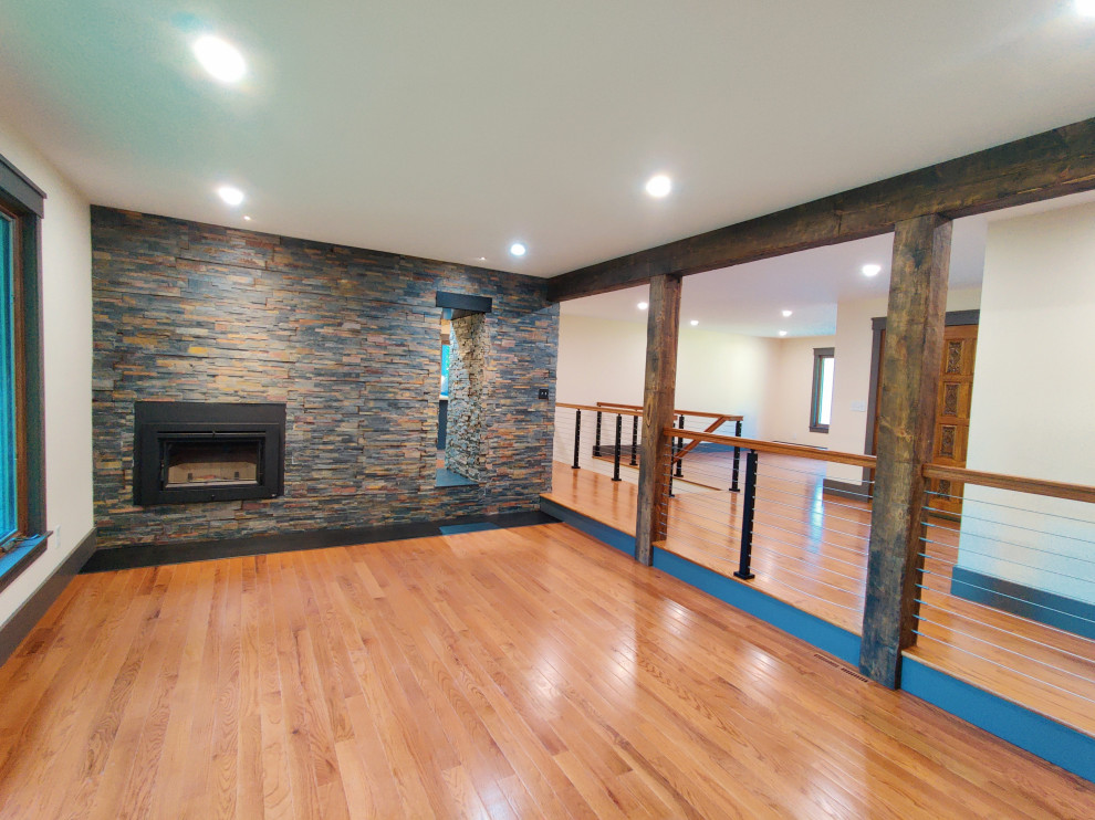Home design - rustic home design idea in Bridgeport