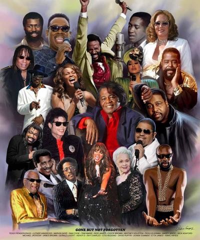 Gone But Not Forgotten: Great African American R&amp;B Musicians (11x8.5 ...
