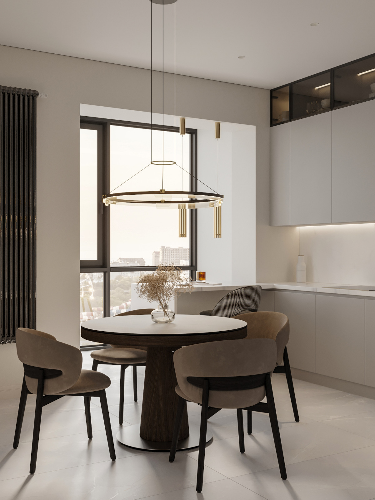 Современная квартира в Москве 78 м²