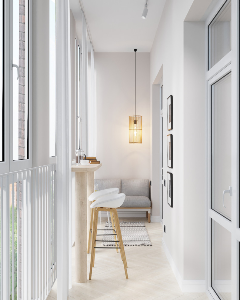 Дизайн-проект квартиры, площадью 59,25 м2, мкр Северный, жк Риф