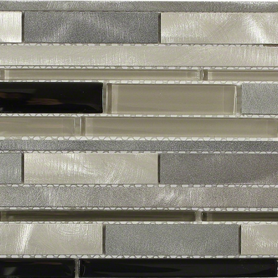 Industrial Wetlands Aluminum Mosaic Tile Sample