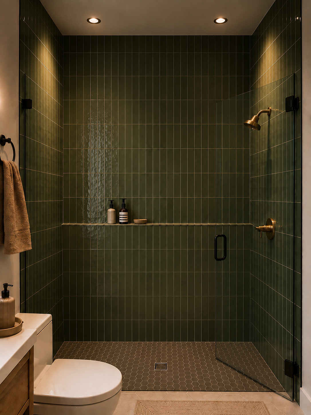 Warm Scandinavian Inspired Bathroom Design