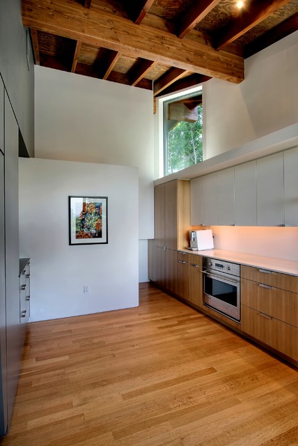Hillside House - kitchen minimalistisch-kueche
