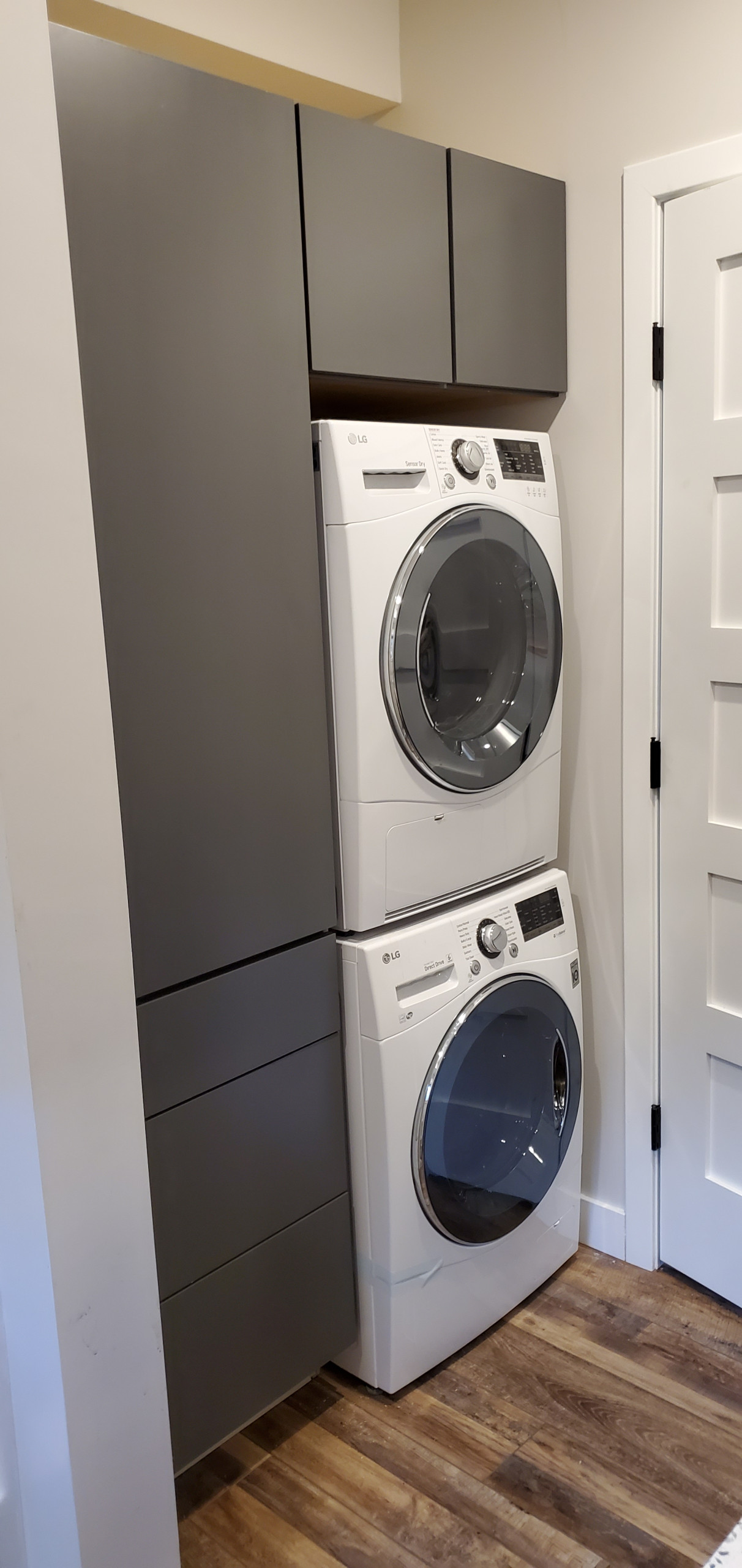 Laundry Closet in Bathroom