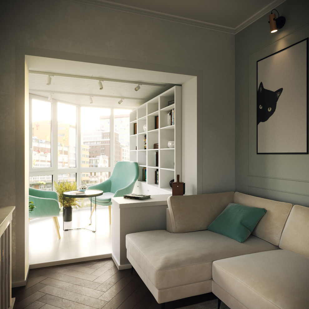 Дизайн интерьера двухкомнатной квартиры 73 м2