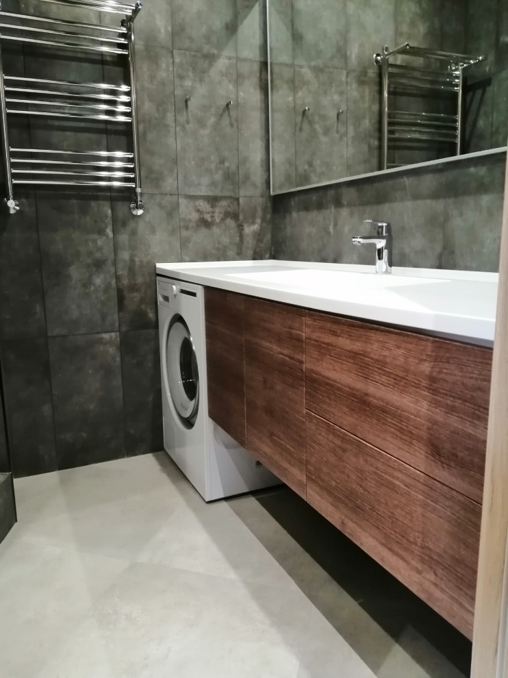 Мебель и аксессуары для ванной комнаты.