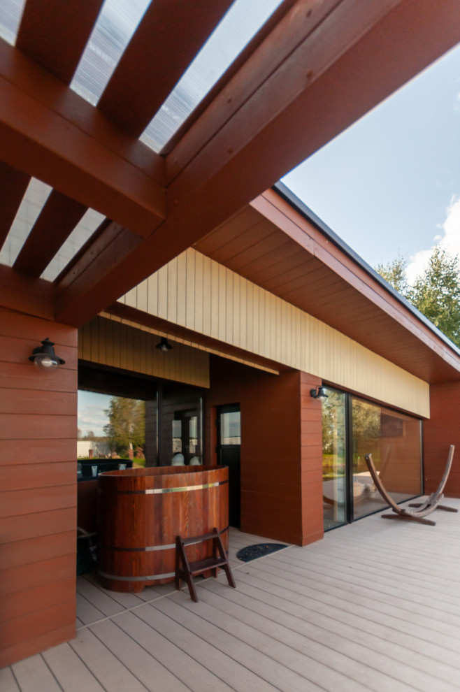 Купель на террасе