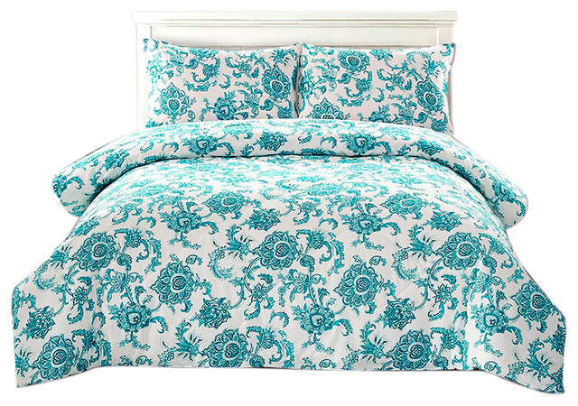 Peach Couture Home Collection Fl Dream 3 Pcs Comforter Set Contemporary Comforters And Sets By - Turquoise And Peach Bedding Peach Couture Home Collection Fl Dream 3 Pcs Comforter Set Contemporary Comforters And Sets By - Turquoise And Peach Bedding