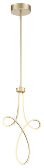 George Kovacs Astor LED Mini Pendant P5431-697-L, Soft Gold