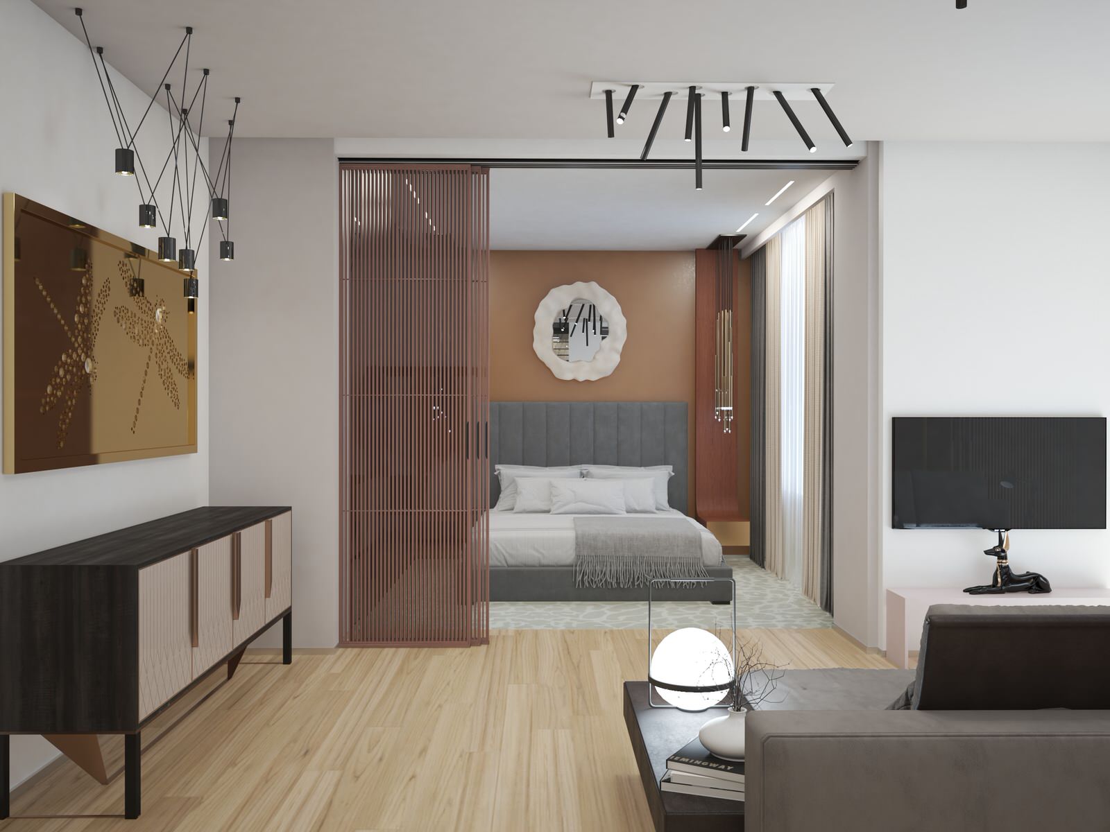 Большая студия со стрекозами.