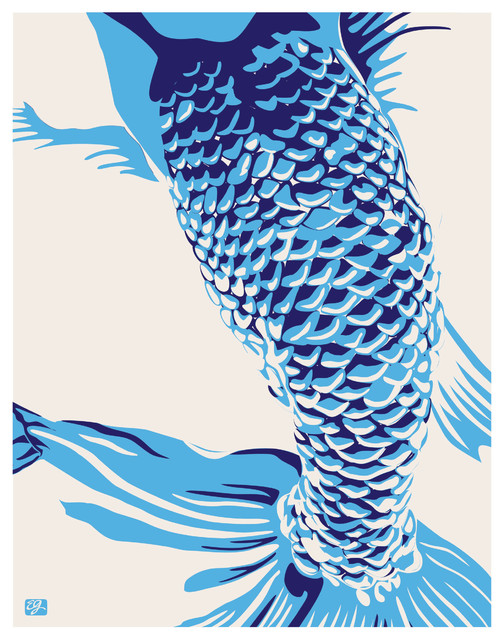 Fishclose Print, Rice, 20" x 30"