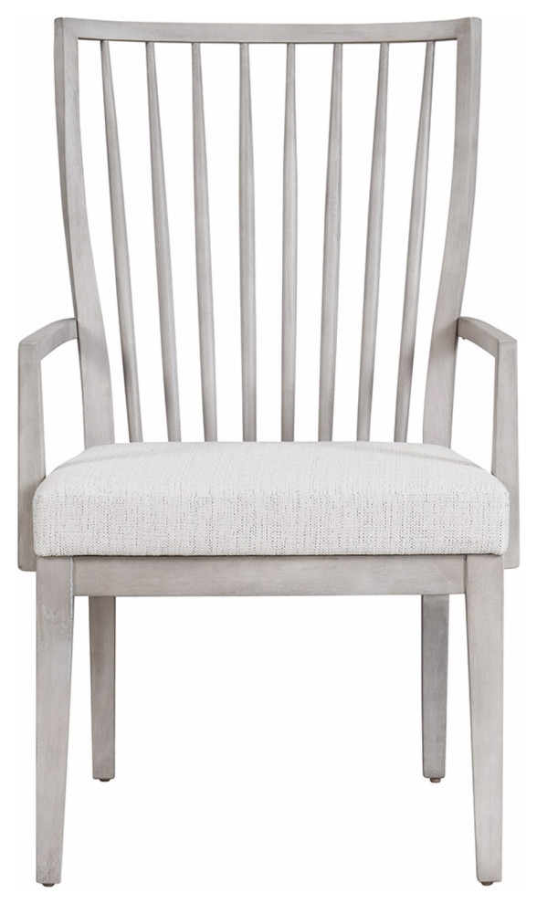 Modern Farmhouse Bowen Arm Chair Set of 2 Farmhouse Dining Chairs