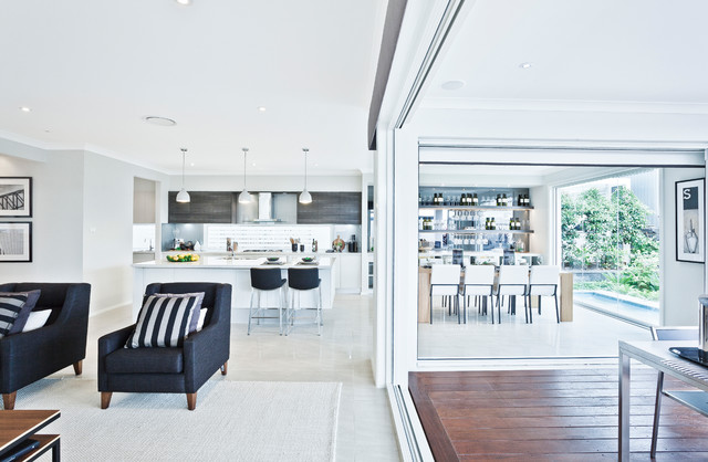 Edenvale contemporary-vardagsrum