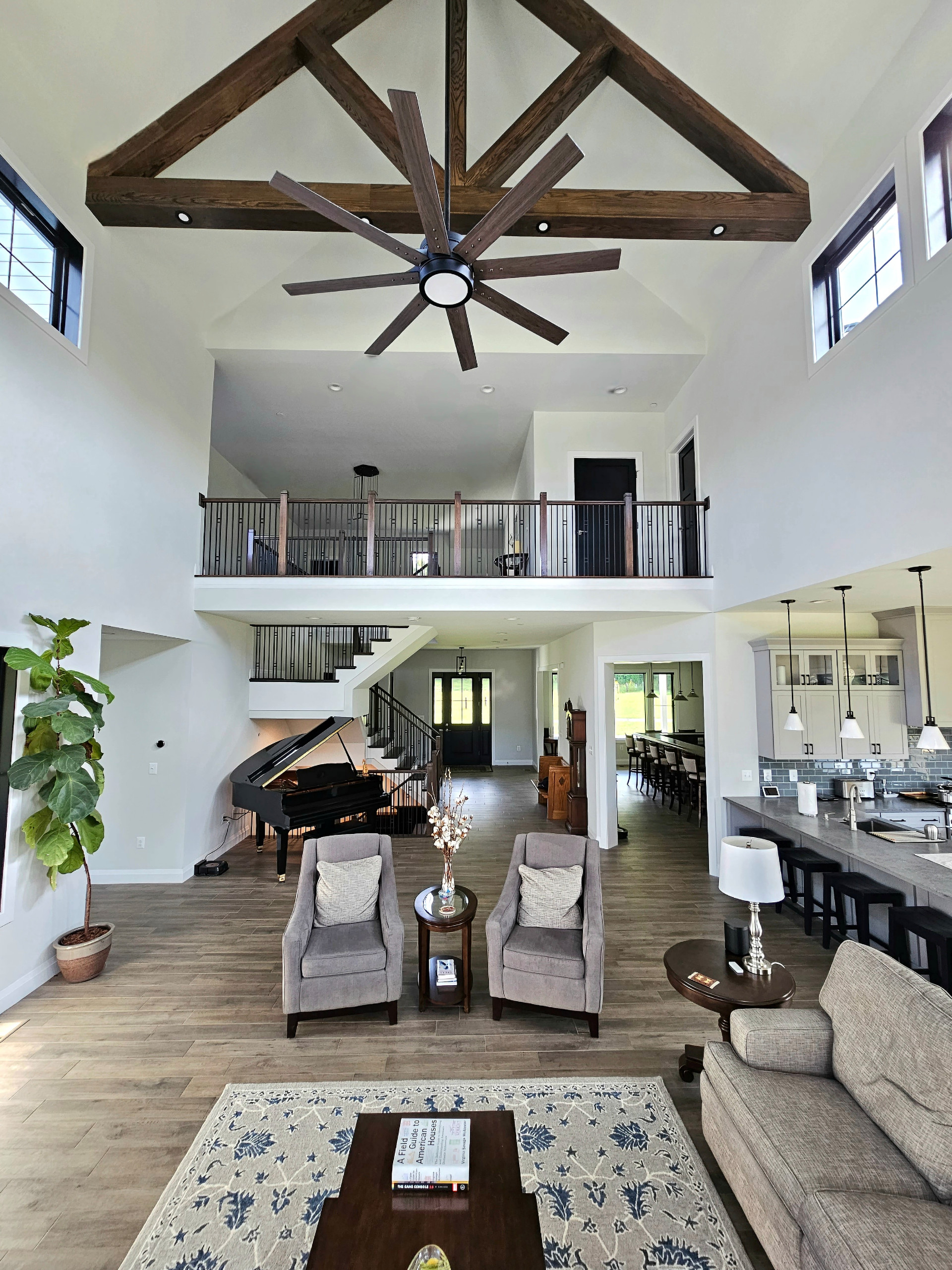 109_Impressive Floating Staircase in Countryside Retreat, Upper Marlboro, MD