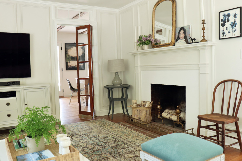 Award-Winning Living Room & Entry Design - Transitional - Living Room ...