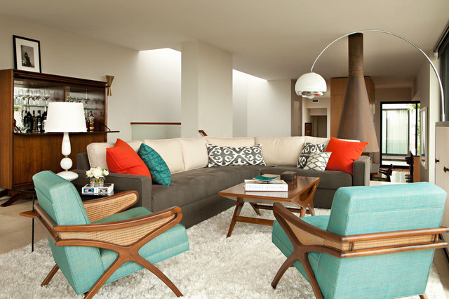 Fisher Street Residence modern-living-room