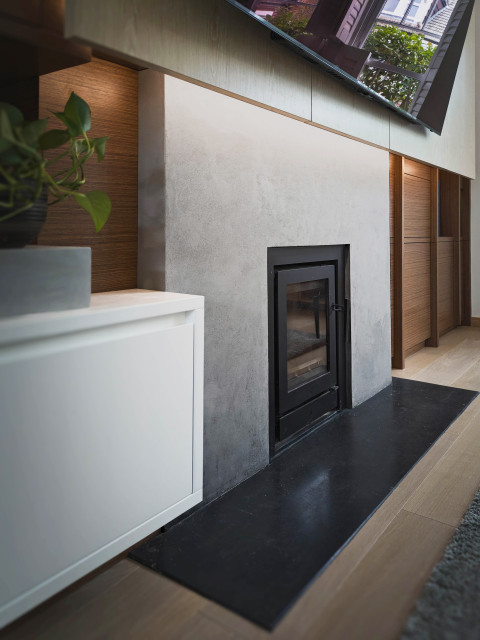 Parkside House contemporary-vardagsrum