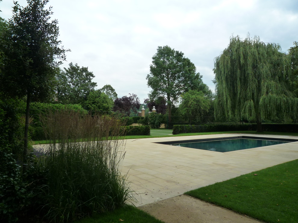 Inspiration for a traditional pool in London.