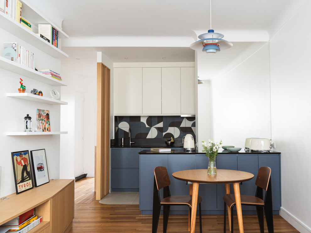 Inspiration pour une cuisine design.