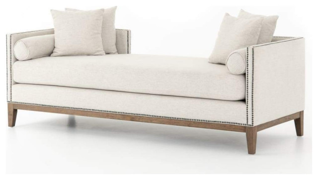 Charline Double Chaise Le Platinum Transitional Indoor Charline Double Chaise Le Platinum