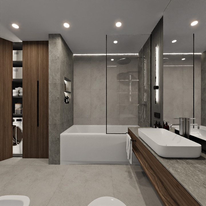 Санузел в современном стиле