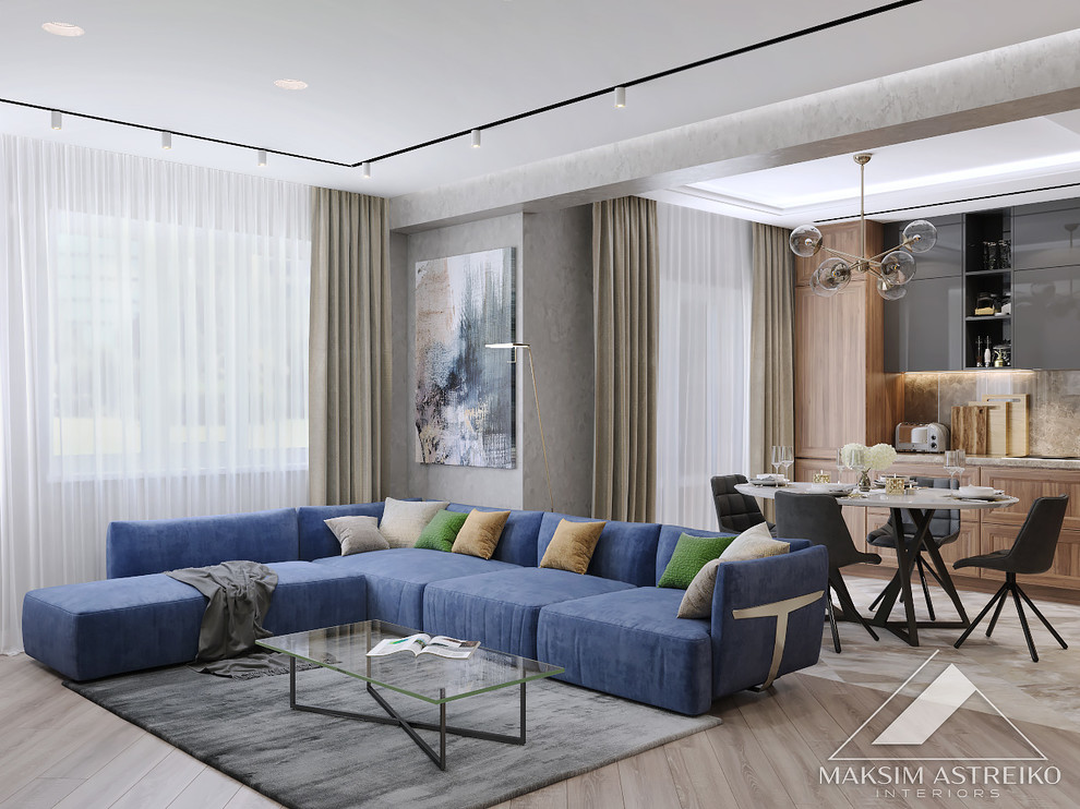 Дизайн интерьера трехкомнатной квартиры в Минске по ул. Ложинская