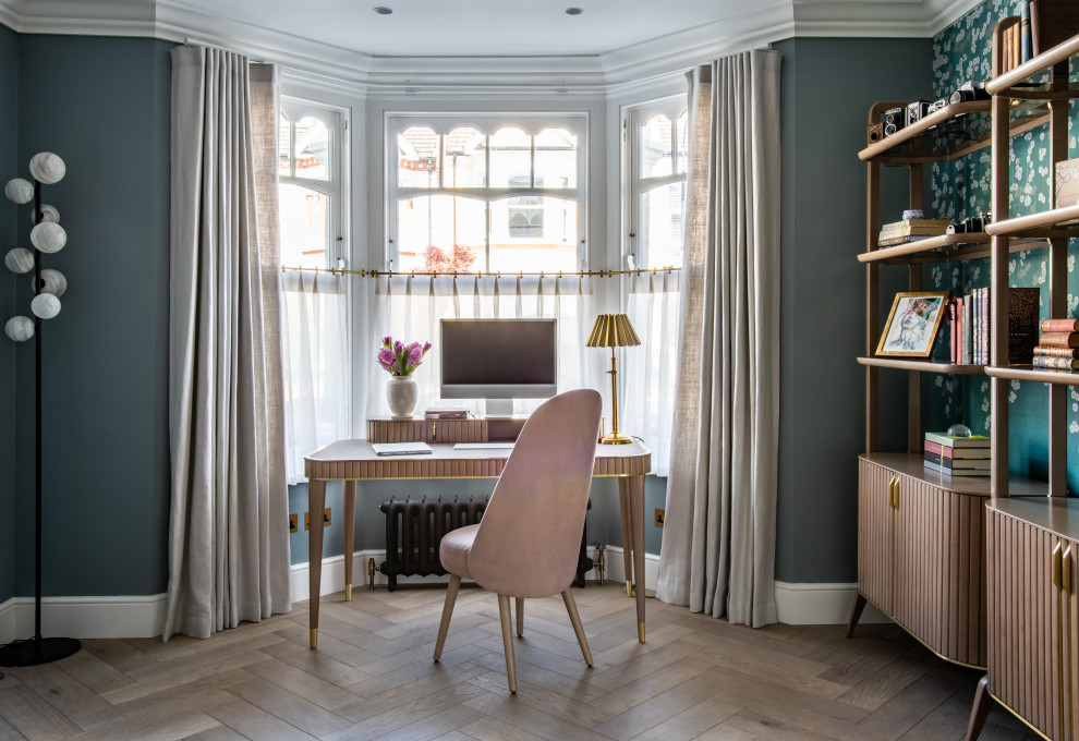 London Victorian Town House - Contemporary - Home Office - London - by ...