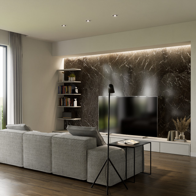 Cucina B_G modern-wohnbereich
