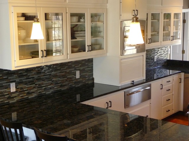 Volga Blue Countertops Traditional Kitchen Cincinnati By