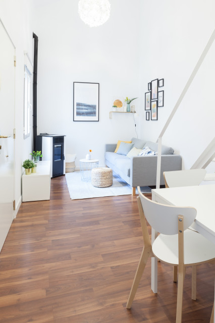 DUPLEX LLENO DE LUZ scandinave-salon
