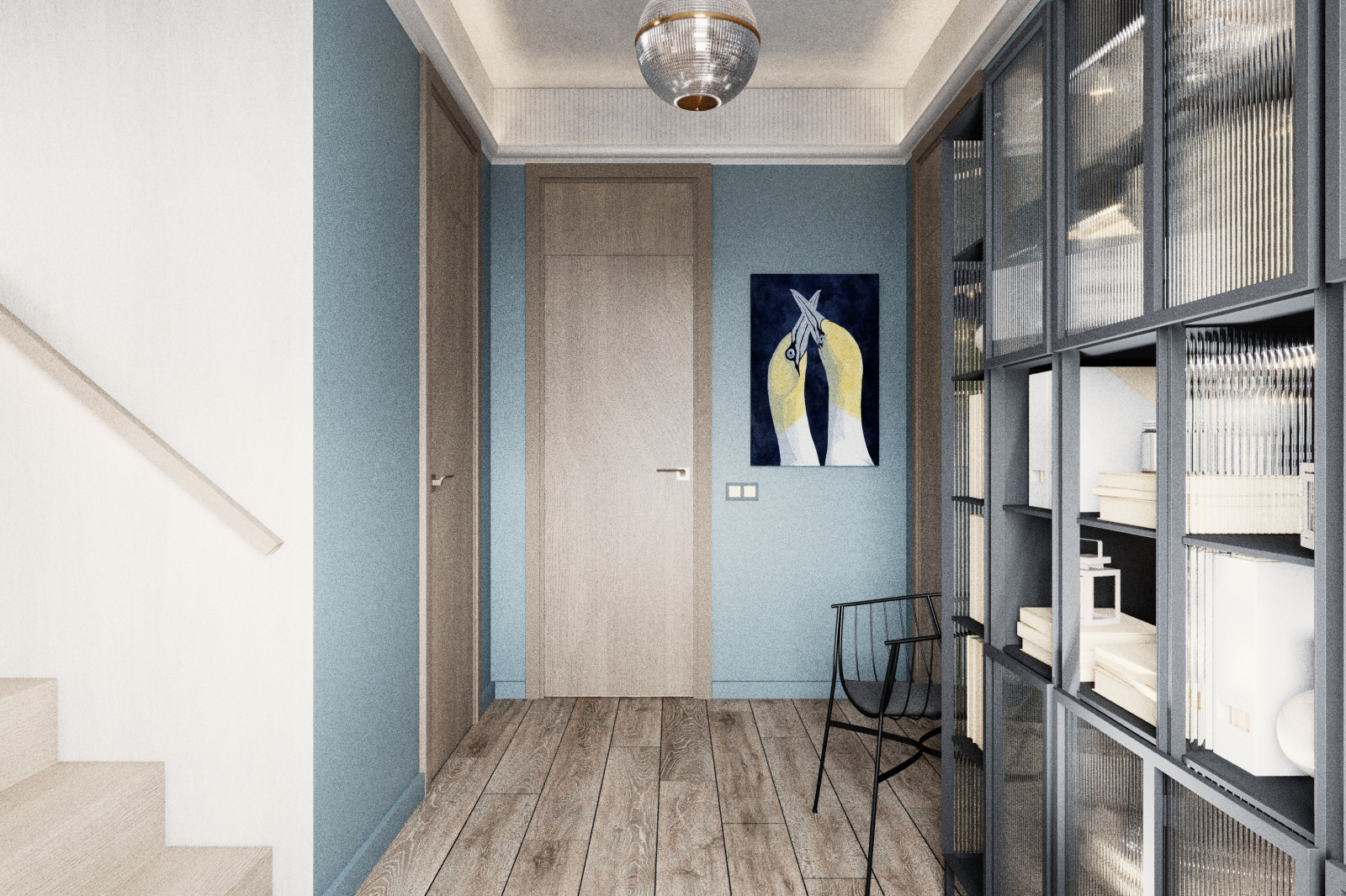 Холл в загородном доме