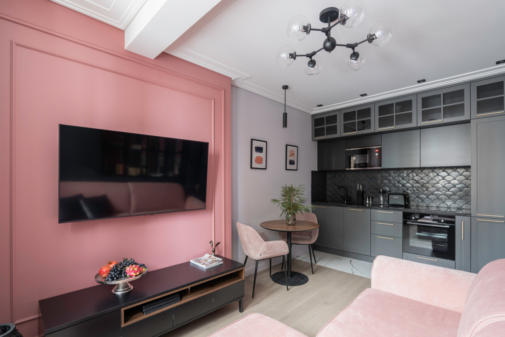 Квартира 44кв.м "В розовом цвете"