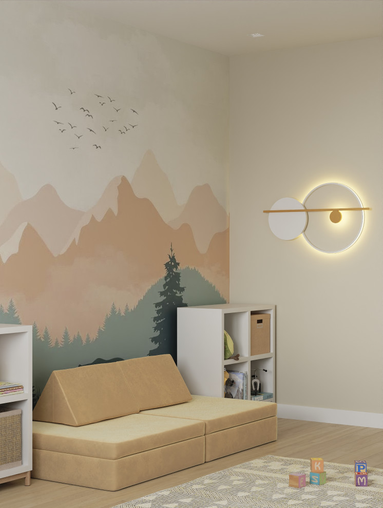 Современный таунхаус в теплой бежевой гамме