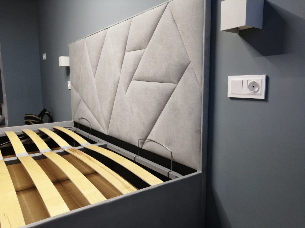 Кровати с мягким изголовьем