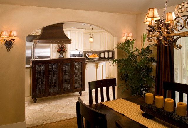 Rustic Elegance Kitchen and Dining Room - Traditional ...