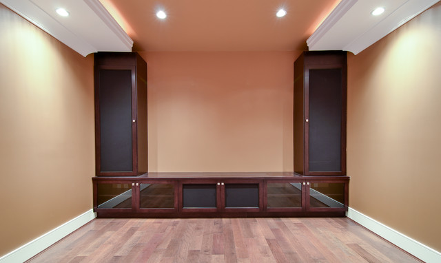 Sound System With Shaker Style Cabinets Vancouver Modern