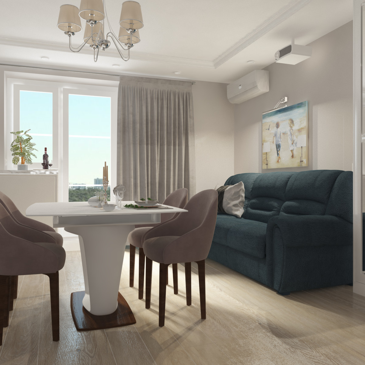 Проект в ЖК Высоково, г.Нижний Новгород.