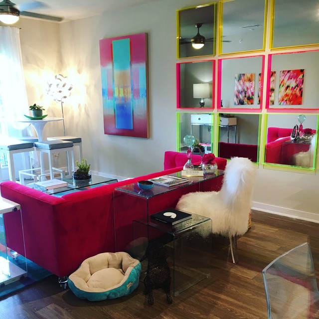 Luxury Condo Living modern-wohnbereich