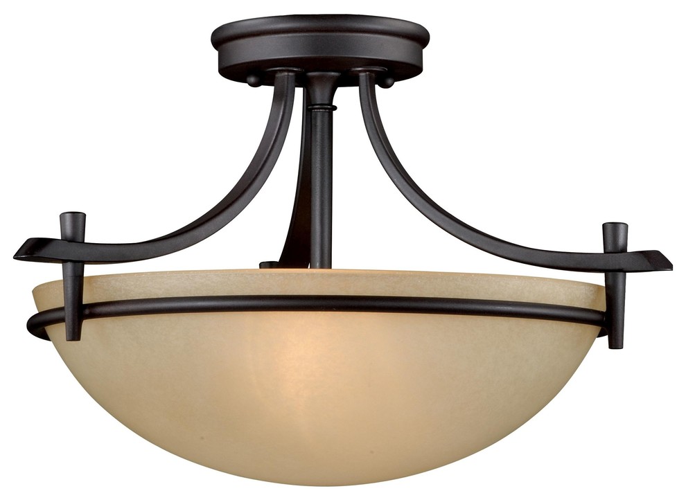 Somerville 15 Bronze Mission Semi Flush Ceiling Light Pendant Semi Flush Ceiling Light Pendant