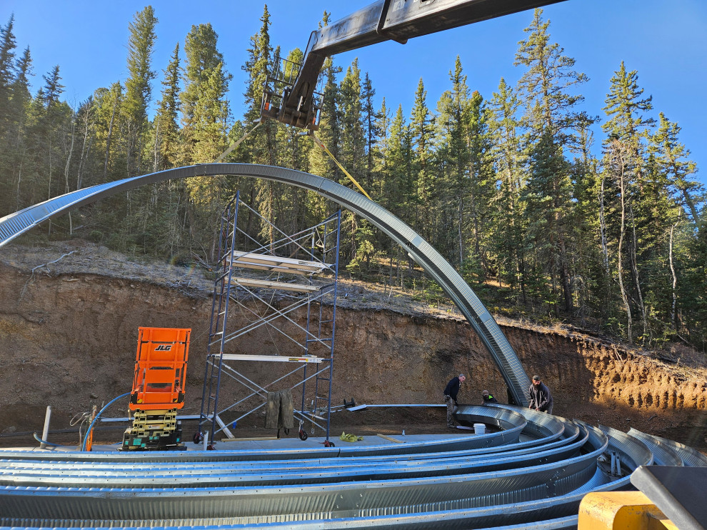 Quonset hut home in Florissant, CO