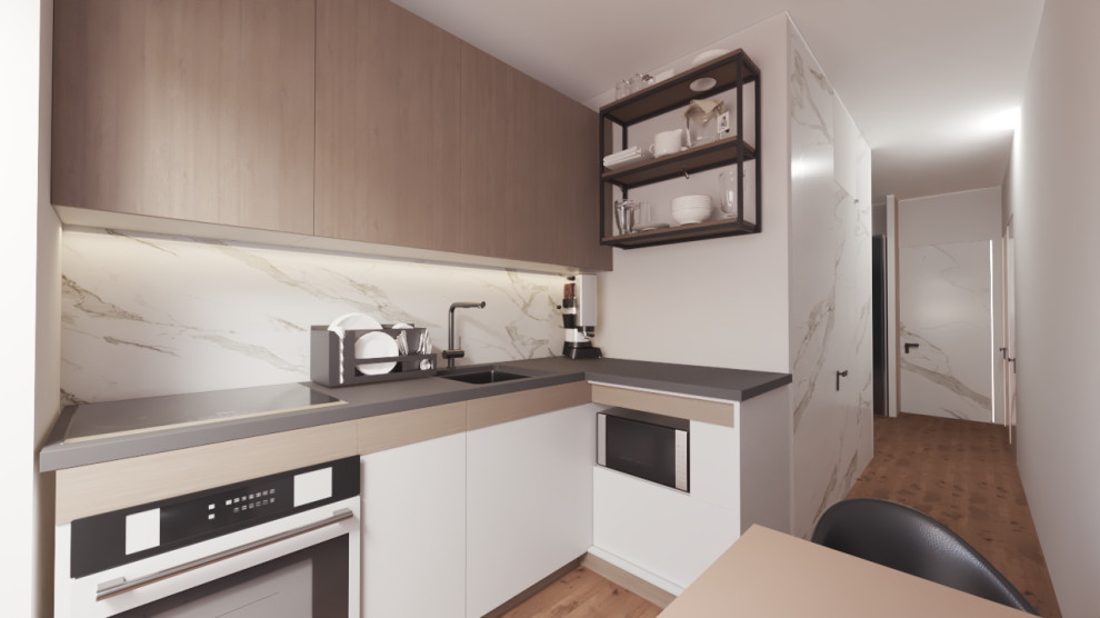 Проект современной небольшой квартиры