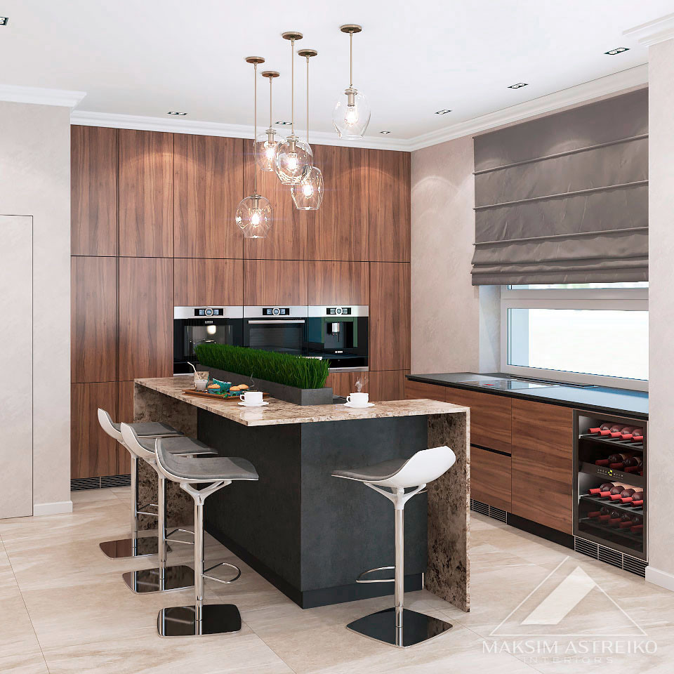 Современный интерьер коттеджа в Могилеве