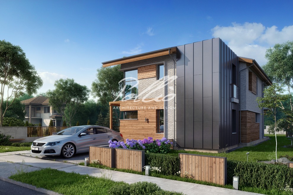 Проект двухэтажного дома X13