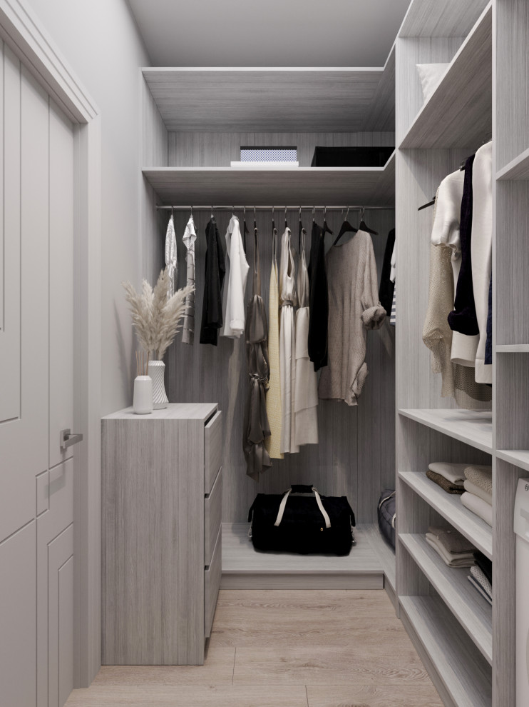 Спальня с гардеробной в таун-хаусе. Кемеровская обл.