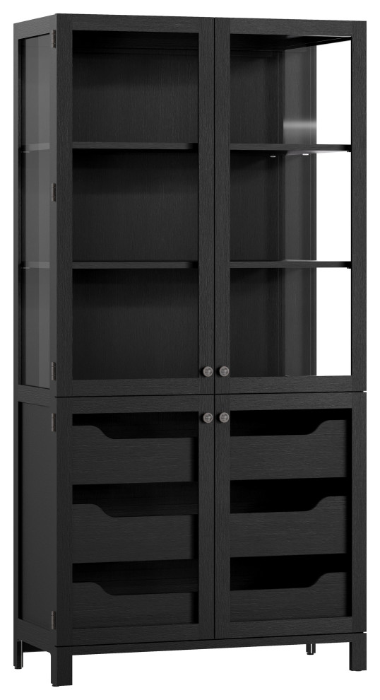 Laurie Curio Aged Black Transitional China And