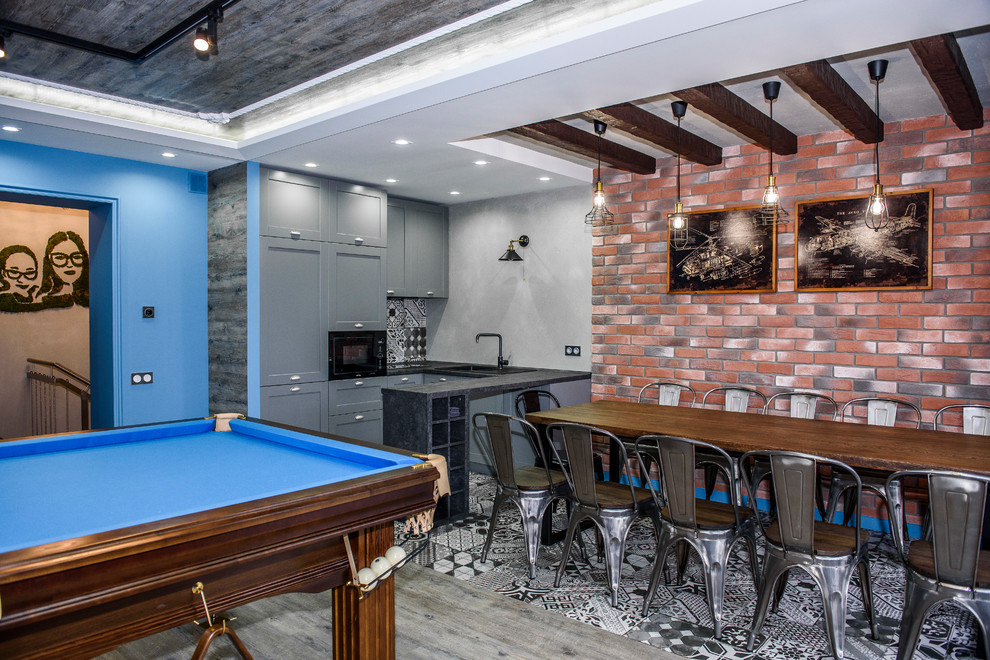 Дизайн домашней сауны-бильярда