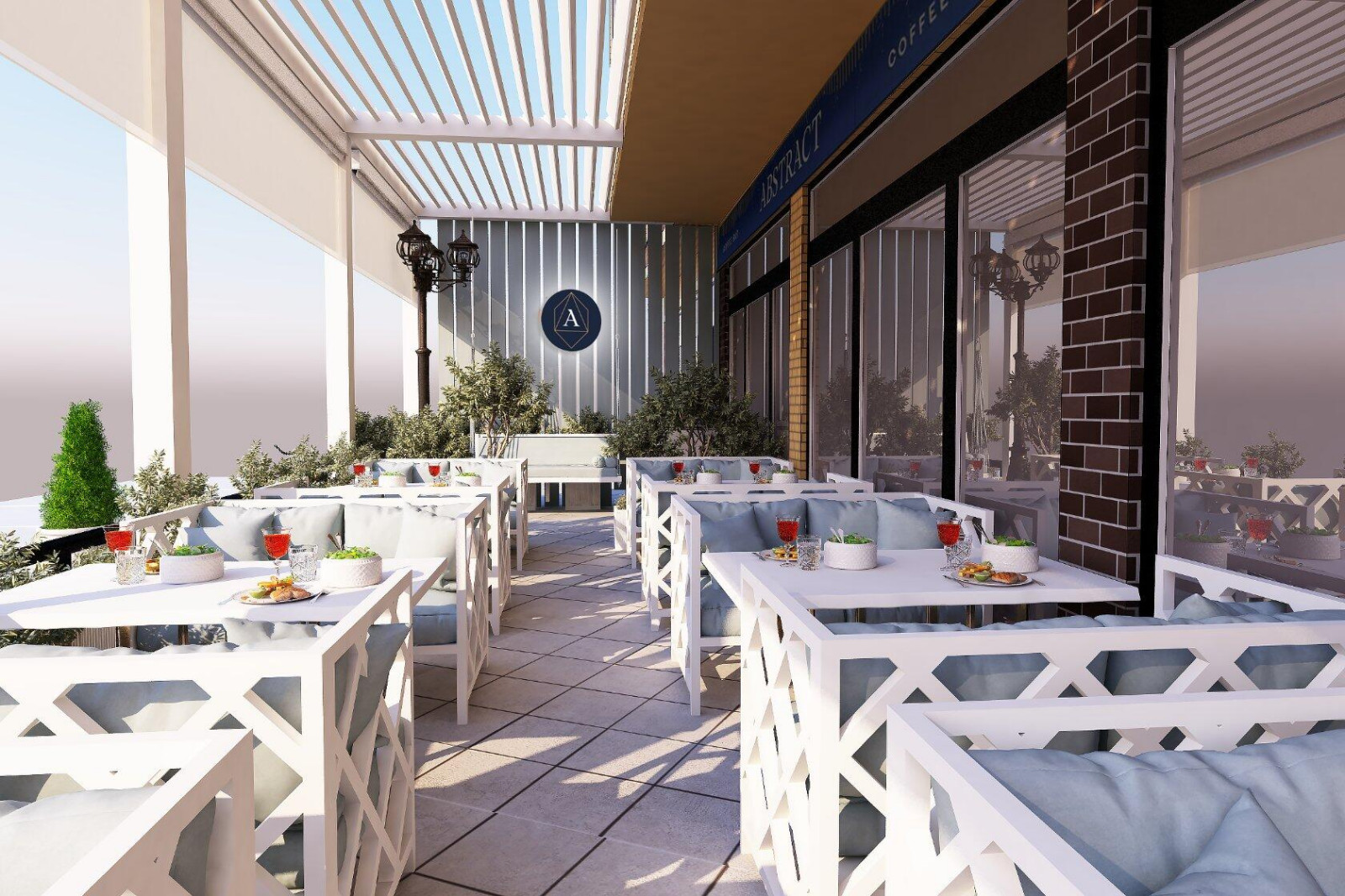 дизайн летнего кафе г.Ессентуки