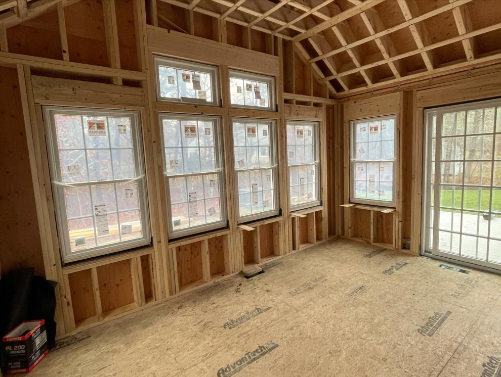 harwich 4 seasons room addition with deck