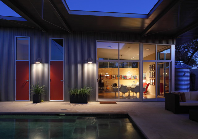 Villa Nuevo contemporaneo-fachada